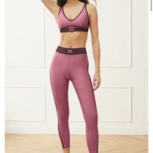 Alo high waist line up set mars clay